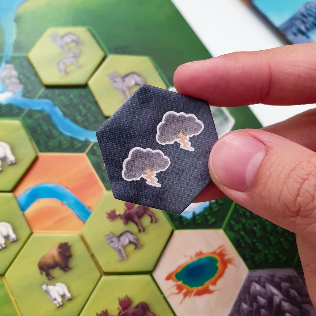 Caldera Park Tile-Laying Board Game