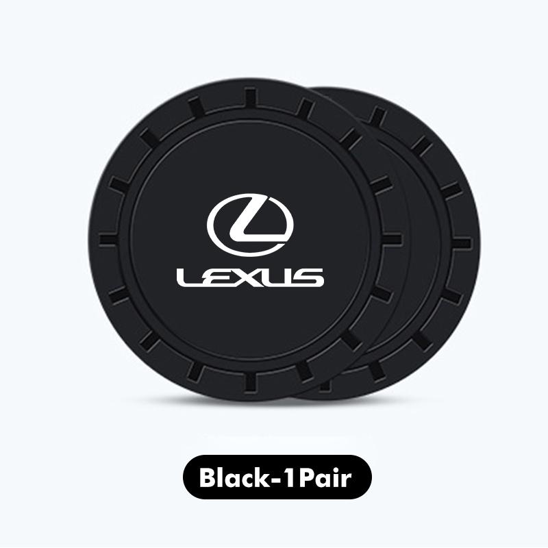 Car Waterproof Anti Slip Water Cup Mat Auto Interior Accessories For Lexus RX350 IS250 CT200h ES250 ES300h NX300h IS200 GS300BL1