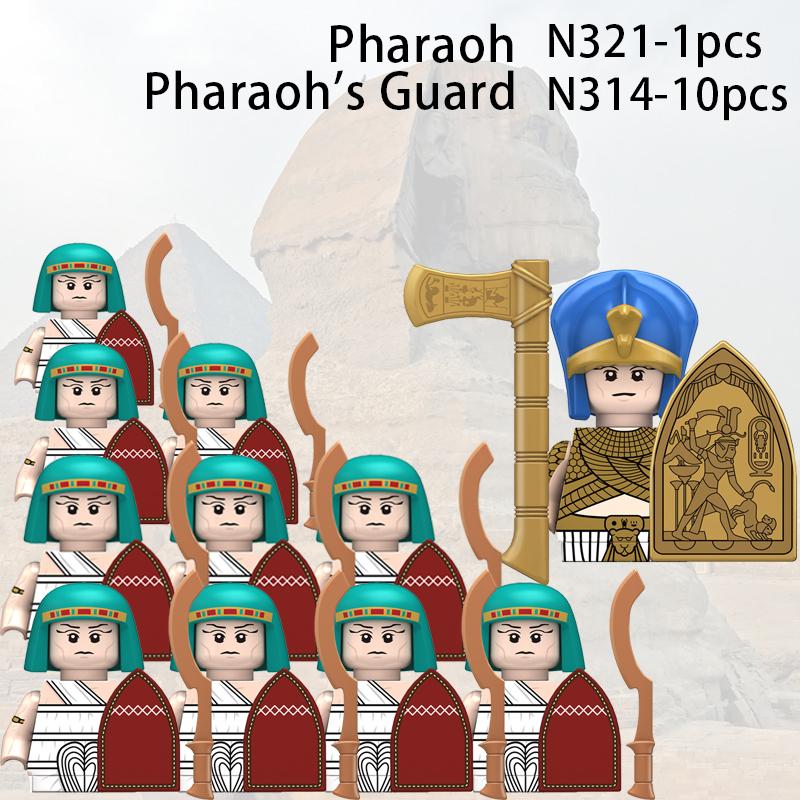 11 шт. средневековый тевтонский рыцарь строительный блок древний египетский солдат фигурка военный замок оружие аксессуары кирпичи игрушка детский подарок N321