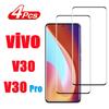4Pcs For Vivo V30 All Covered In Toughened Glass Vivo V30 Pro 3D Screen Protector Glass Film