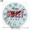 Silent Movement Round Wall Clock 12CM 4.7 Inch Desk Table Clock  Office Decoration