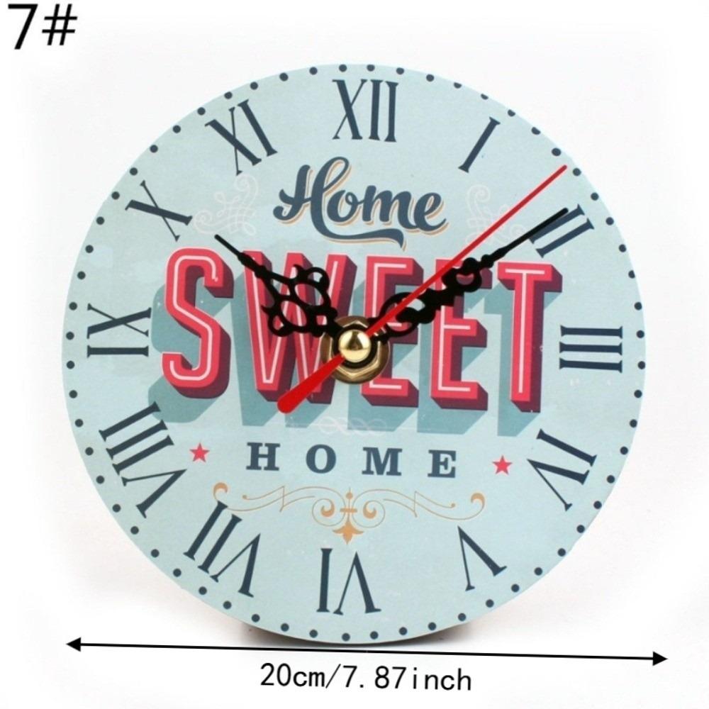Silent Movement Round Wall Clock 12CM 4.7 Inch Desk Table Clock  Office Decoration