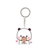 Animal Super Cute Couple Keychain Cartoon Cute Cartoon Bubu Dudu Key Chain  Car Keyring