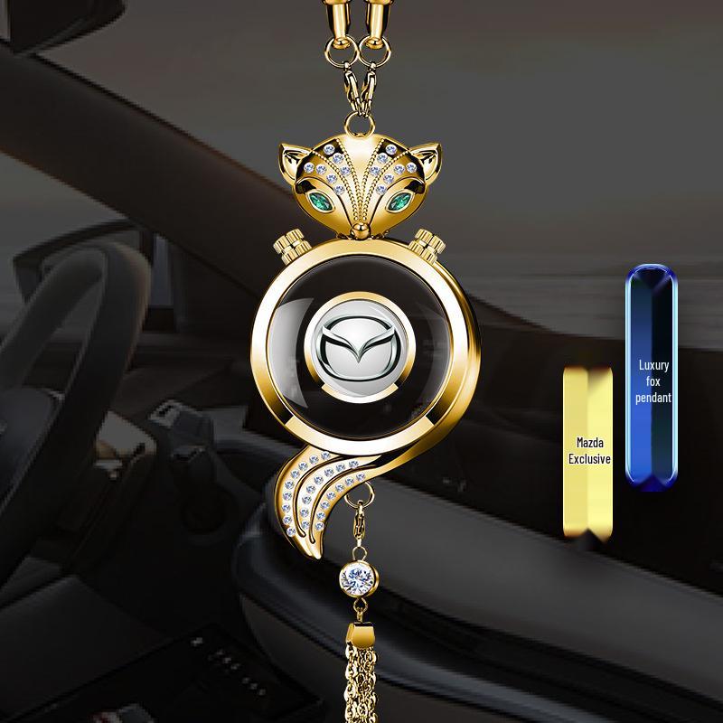 Хрустальный подвесной освежитель воздуха для автомобиля в виде лисы - Подвеска на зеркало заднего вида