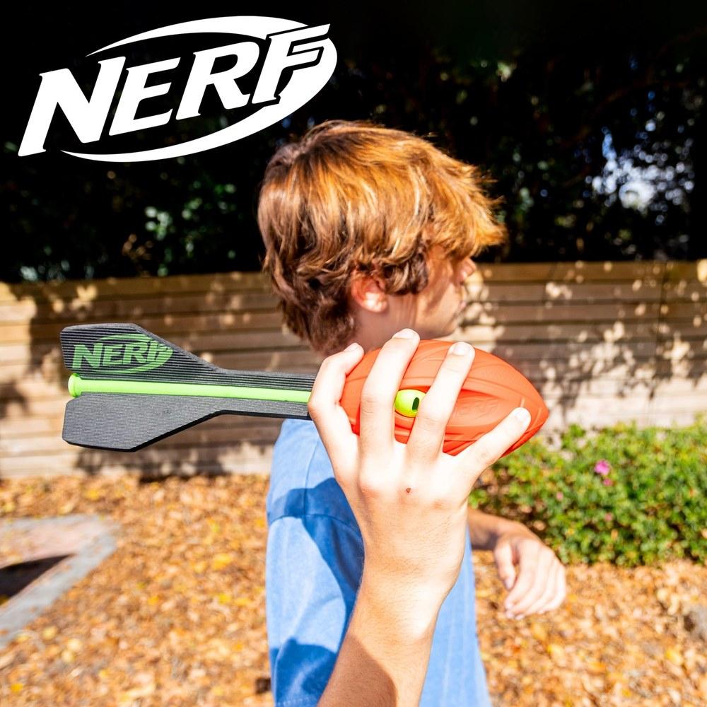 NERF Vortex Aero Howler Пенопластовый мяч Классический Футбольный мяч для дальних полетов Хвост, оптимизирующий полет Рукоятка для руки В помещении На улице Развлечения