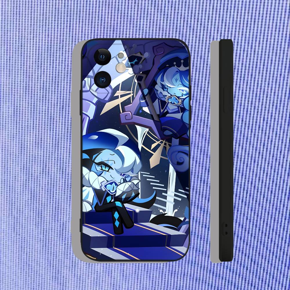S-Shadow Молочное Печенье Для iPhone 17,16,15,14,13,12,11,Air,X,XR,Pro,Max,Plus Черный Мягкий Силиконовый Чехол