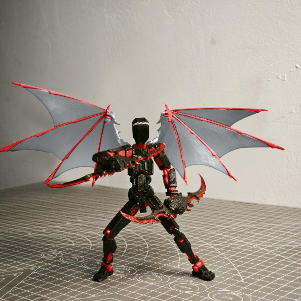 Набор мобильных кукол, 3D-печатная мобильная кукла-робот Титан, подвижная мобильная кукла, подходит для коллекционеров, украшение рабочего стола