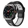 Спортивный ремешок для Samsung Galaxy Watch Ultra 47 мм Сменный браслет для Galaxy Watch Ultra Двухцветный силиконовый ремешок на запястье