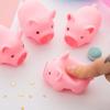 10Pcs/pack Mini Pink Pigs Anti Stress Squeeze Toy for Kids Cute Plastic Screaming Pig Decompression Bath Toys Baby Children Gift