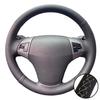 Auto Interior Accessories Hand Stitched Perforated Artificial Leather 2008 - 2010 Steering Wheel Cover For Hyundai Elantra