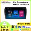Для SsangYong Rexton 2001-2006 Навигация GPS Android Автомагнитола Мультимедийный плеер Стерео wifi+4G Carplay авто видео