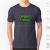 Футболка Swamp Stuff Большой Размер 100% Хлопок Swampthing Swamp Thing Зеленая Комиксы Алан Мур Супергерой Природы