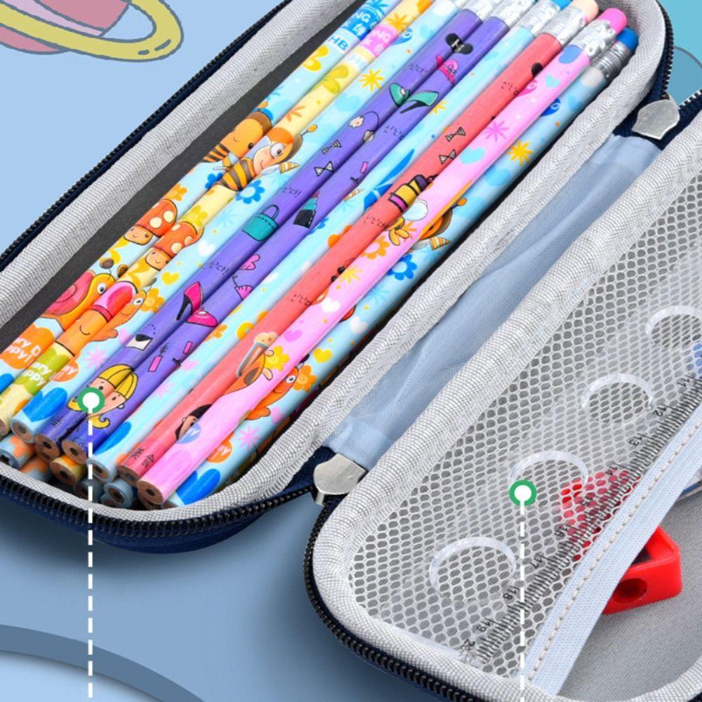 Пенал большой емкости EVA Pen Bag Cartoon Pen Box Student