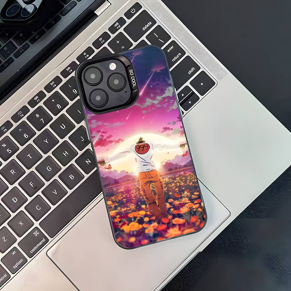 Rapper 999 J-Juice W-WRLD Phone Case For iPhone 17,16,15,14,13,12,11,Pro,Max,Plus,Black Matte Shockproof Cover