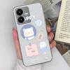 Прозрачный чехол для телефона для Vivo Y36 Y22S Y33 Y35 Y37 Y27 Милый утиный узор Мягкий силикон Высокое качество Устойчивый к царапинам Защитный чехол для Vivo Чехлы