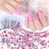 1440Pcs Flatback Crystal AB Rhinestones In Bulk Package SS3-SS20 Clear AB Strass for Nail Art