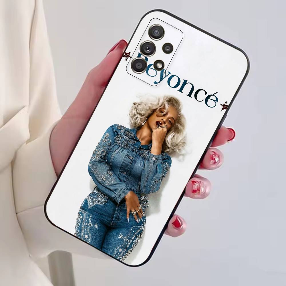 Singer B-Beyonce Phone Case For Samsung S25,S24,S21,S22,S23,S30,Ultra,S20,Plus,Fe,Soft Silicone Black Cover