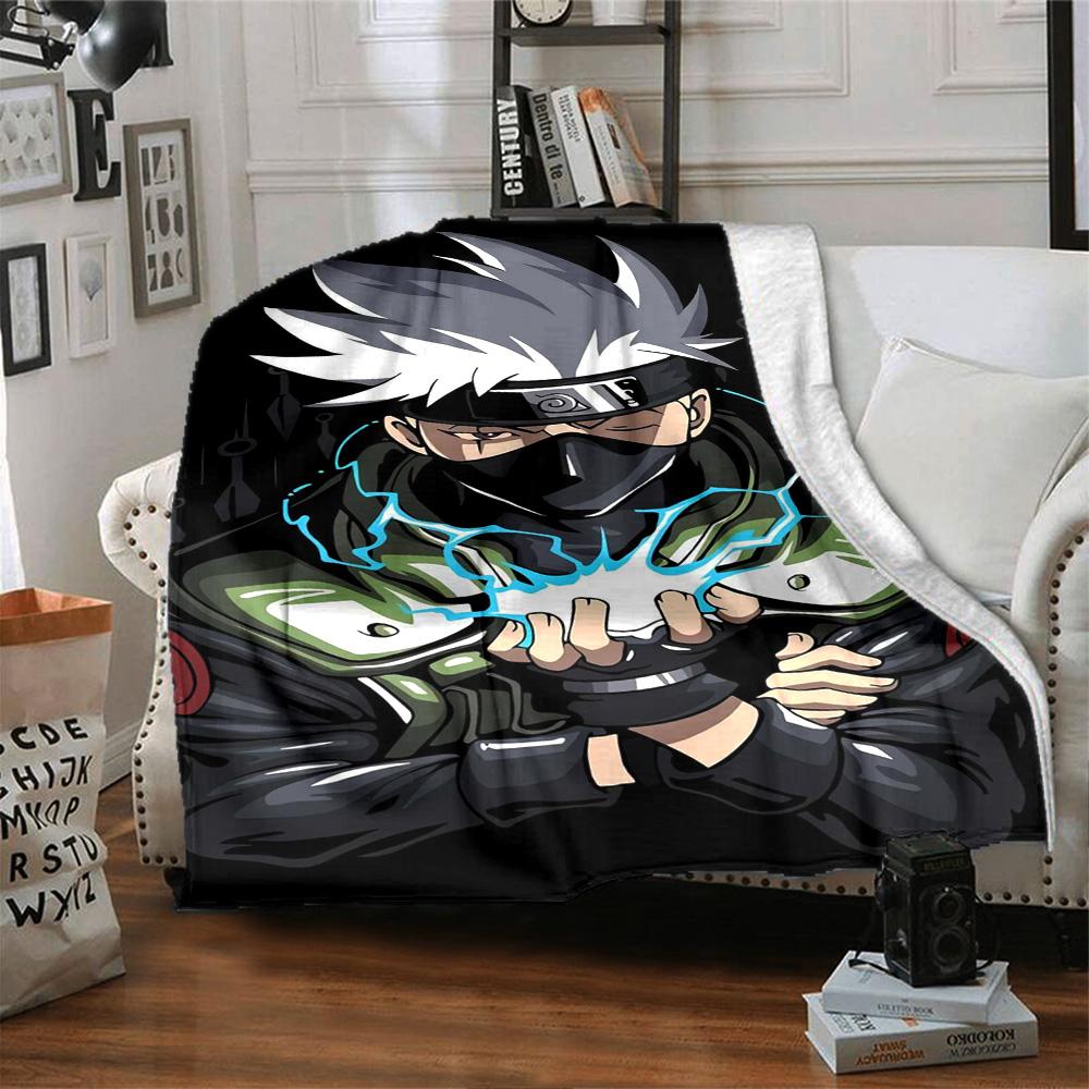 Naruto Blanket Comfortable Great for Bedding Picnics Bed for All Seasons Warmthful Decor Unique Gift for Family and Friends Camping