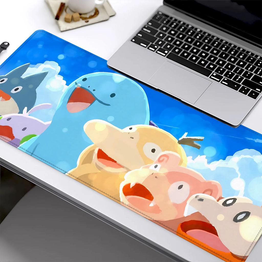 Cute Xxl Gaming Mouse Pad Pokemons Desk Mat Large Mousepad Anime Decorations Pc Accessories Gamer For Keyboard Extended Mats