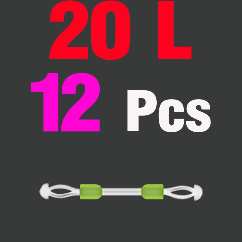 MNFT 12Pcs Fishing Line Space Bifurcation Bean Sub-line Anti-Winding Bifurcation Fishing Line Hook Separator Double