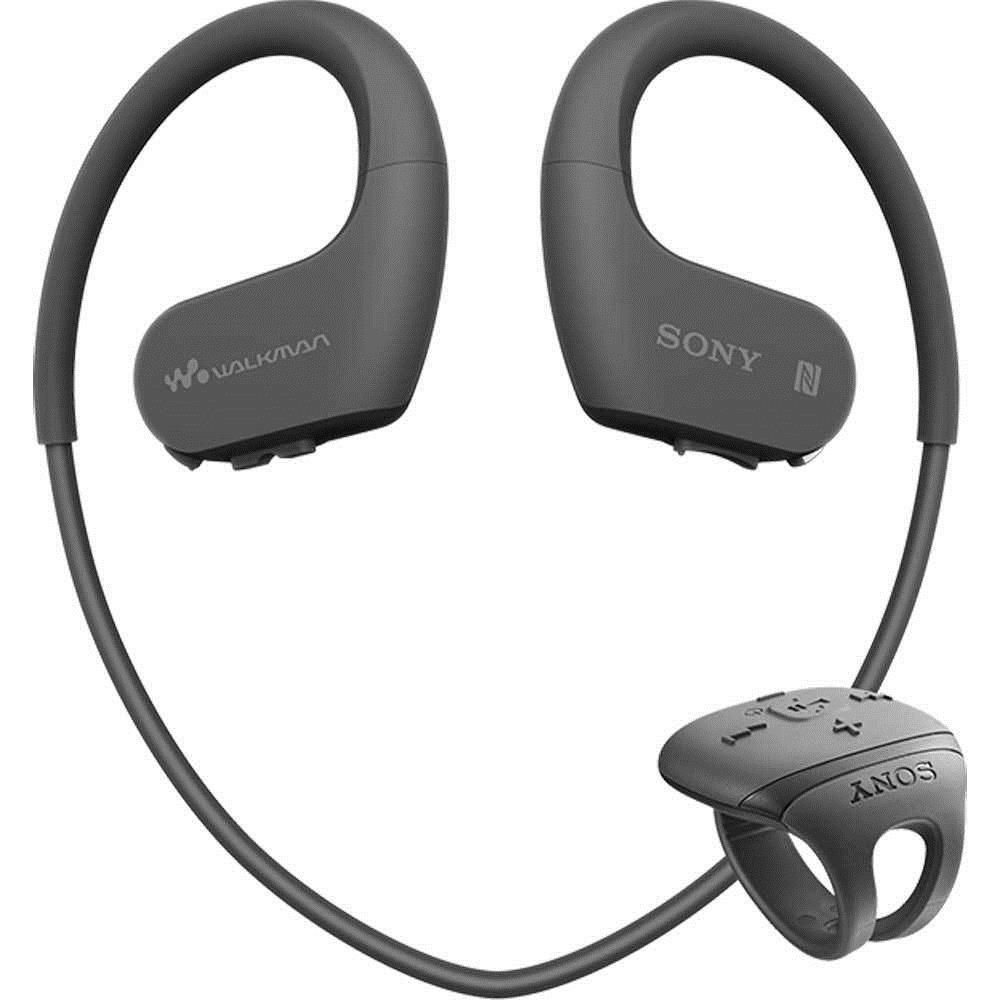 Sony Walkman с наушниками серии W 4 ГБ спортивный MP3-плеер Совместимость с Bluetooth, устойчивый Оснащен функцией внешнего звукозаписи Черный B