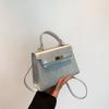 Foreign style small bag women's new Korean popular portable shoulder messenger commuter advanced sense versatile Kelly bag