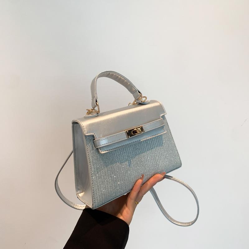 Foreign style small bag women's new Korean popular portable shoulder messenger commuter advanced sense versatile Kelly bag