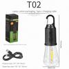1-10PCS Portable Keychain Light 600mAh Camping Flashlight Type-C Rechargeable Outdoor Mini Lantern with Hook for Hiking Fishing