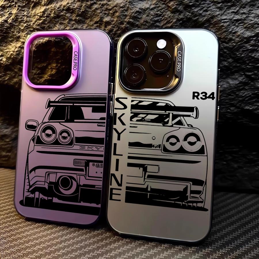 Крутой чехол для телефона JDM Dream Car для iPhone 16 Pro 15 Pro Max 14 13 12 11 XS 14 Pro Max 16 Plus 14Pro 12Pro Мягкий чехол