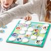 Flip Tic-Tac-Toe Table Game Tictactoe Animal Matching Board Game  Parent-Child Interaction