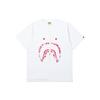 Bape Abc Золотая молния Акула Футболка OZXTEM110009C