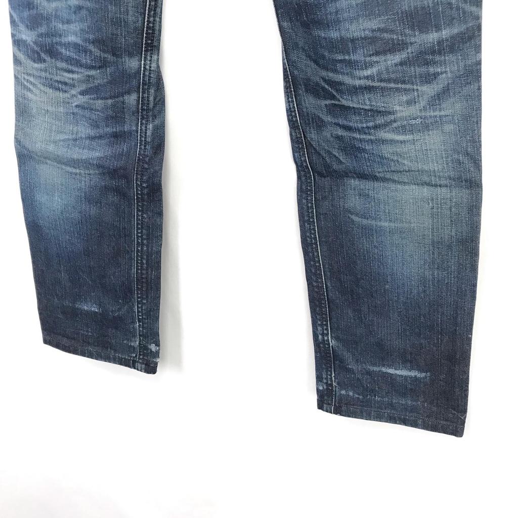 Сделано в Японии Джинсы Lee Riders GOLD LABEL W29 Мужские S-M Длина по внутреннему шву 79 см Синий(ИСПОЛЬЗОВАЛ)