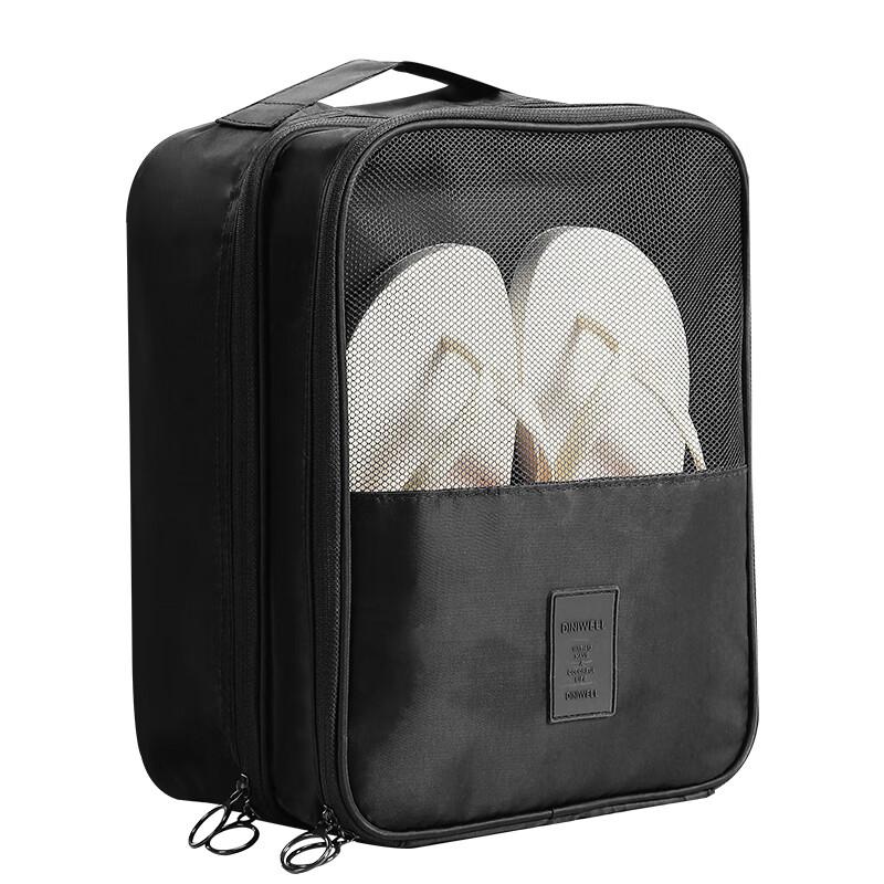 Lehuolvxing Shoe Storage Bag, Portable Sneaker Organizer, Three-Layer Shoe Compartment, Travel Essential, Multifunctional Bag, Shoe Box for Travel