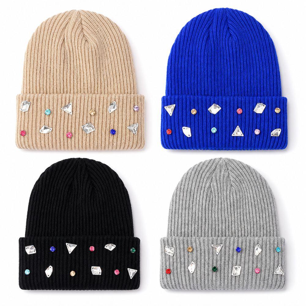 Thickened Winter Knit Hat Brimless Cold Cap New Pullover Hat Women and Men