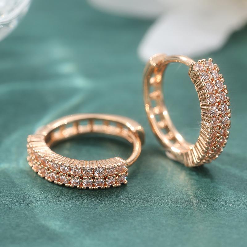 Женские серьги-кольца из синтетического кубического циркония, Высококачественные круглые геометрические серьги, Украшения для вечеринки, Подарок на День святого Валентина