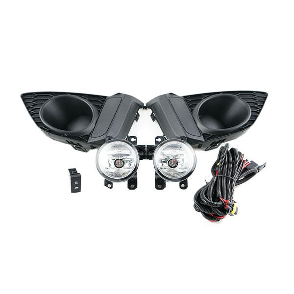 2014-2017 Honda Fit Передний бампер Крышка противотуманной фары с лампой H11 и жгутом проводов