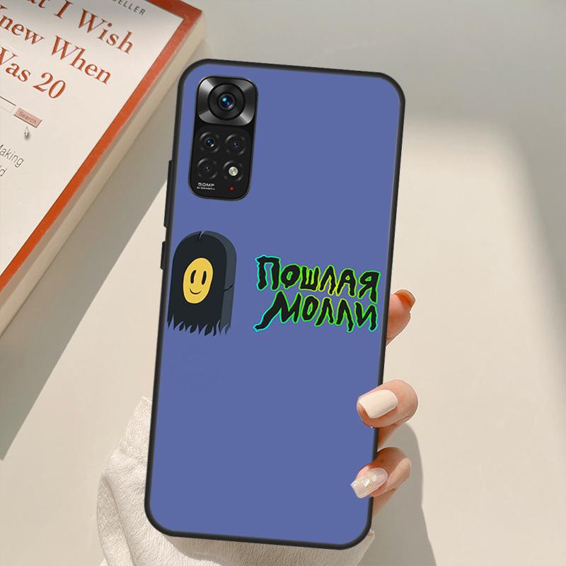 Чехол Poshlaja Molli для Xiaomi Redmi Note 10 8 9 11 Pro 8T 9S 10S 11S Redmi 10C 9C 9A 9T K50 K40 Gaming