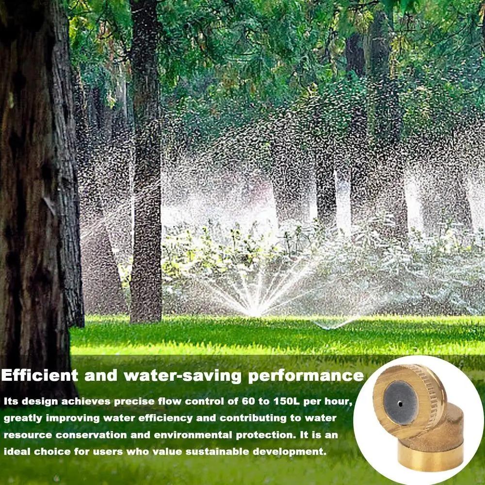 Water Sprinkler Mist Nozzles Brass Nebulizer Hose Connector Multiple Nozzle Head  Garden Tools