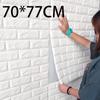 70*77cm 10/20pcs 3D Foam Stickers Imitation Brick Bedroom Waterproof Wallpaper