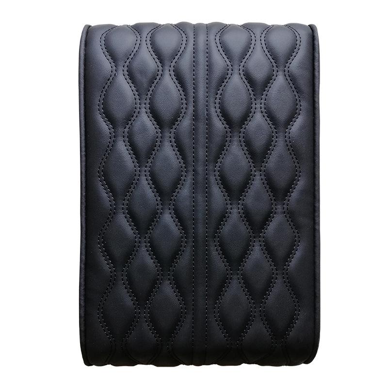 Memory Cotton Car Armrest Box Cover For Tesla Model 3/Y - Artificial Leather Auto Armrest Cover Trim Center Console