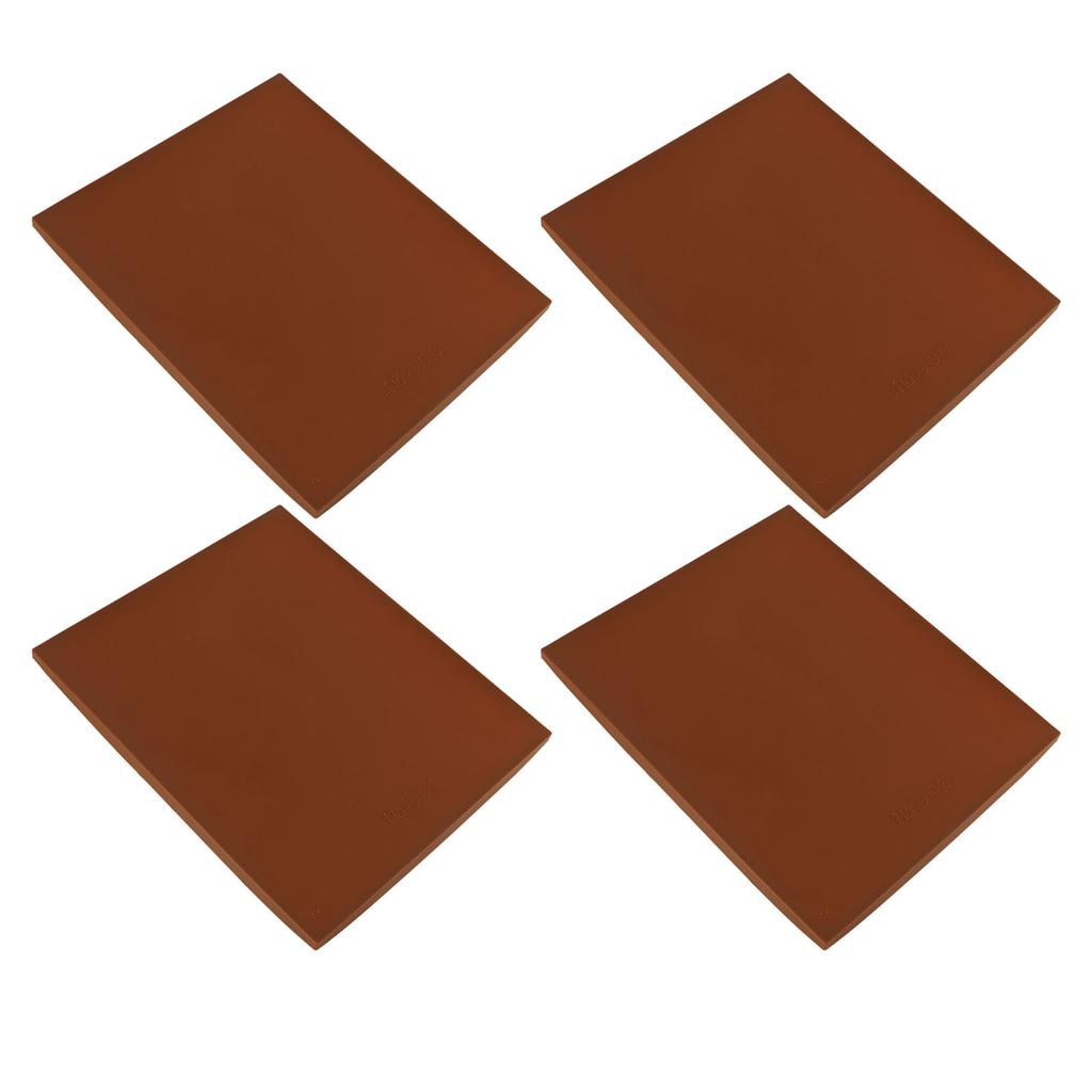 4 шт. Силиконовые коврики для дегидратора Пищевой класс Высокая термостойкость Предотвращают прилипание Поддоны для дегидратора фруктов с краем