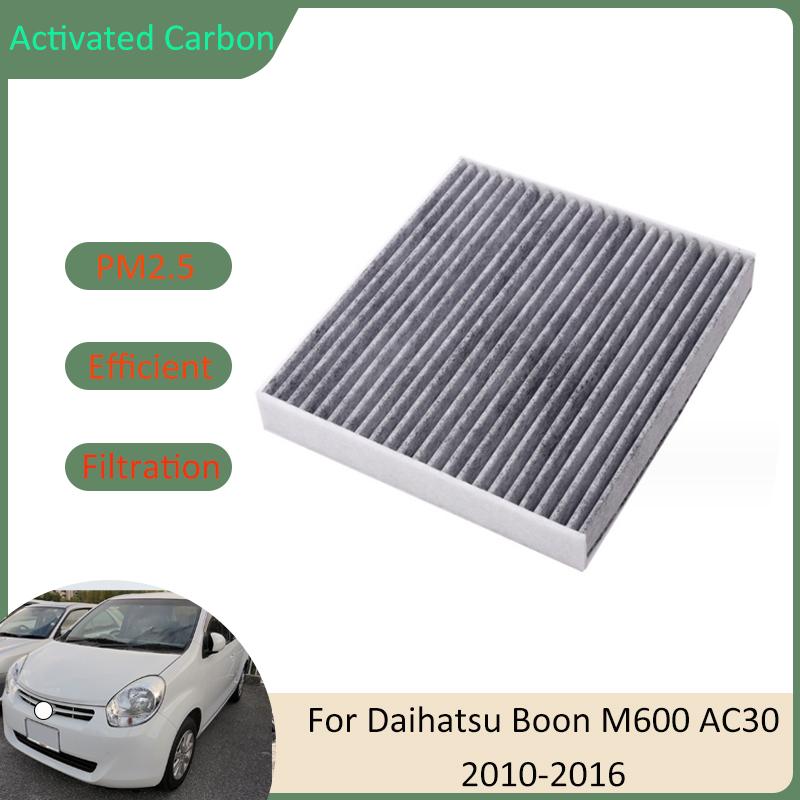 Фильтр кондиционера для Daihatsu Boon M600 AC30 Toyota Passo MK2 2010 2011 2012 2013 2014 2015 2016 Детали из активированного угля