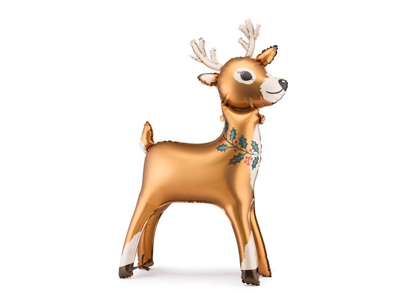 Standing Foil Balloon Christmas Reindeer Mix 65X105