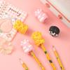 Мягкие силиконовые точилки для карандашей Kawaii Paw, школьные канцелярские принадлежности, подарочные канцелярские принадлежности для детей, призы, милый журнал Deco