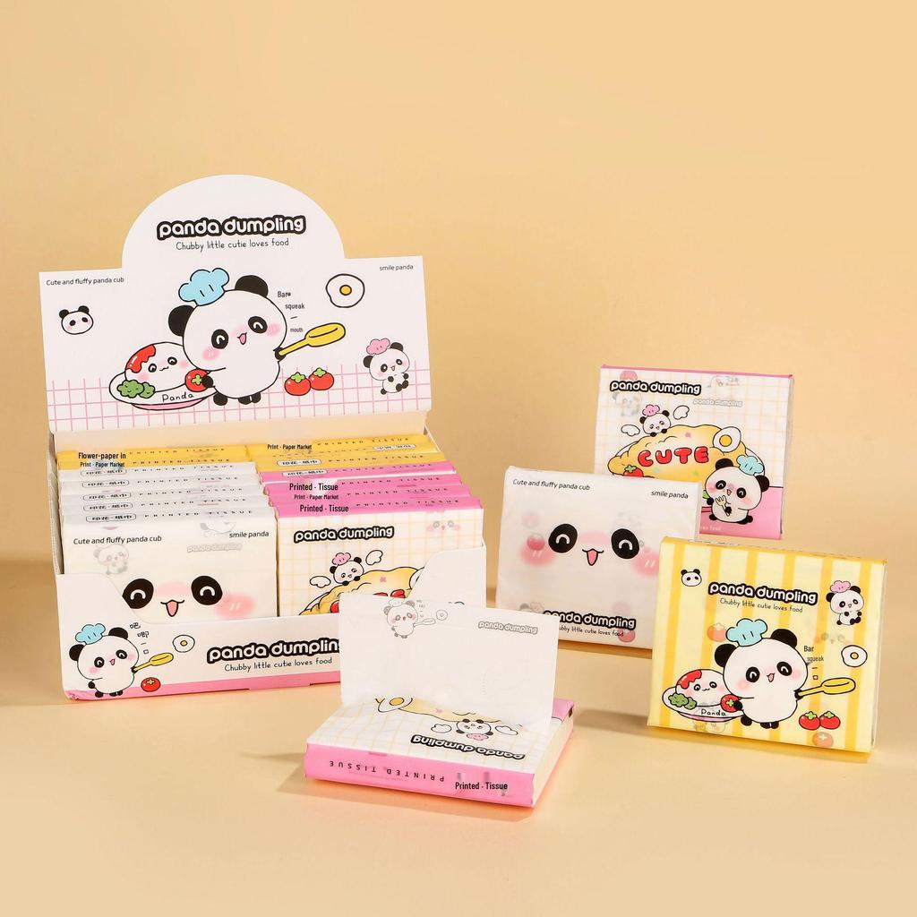 Sausage Dog Cartoon Portable Tissue Bag for Kids