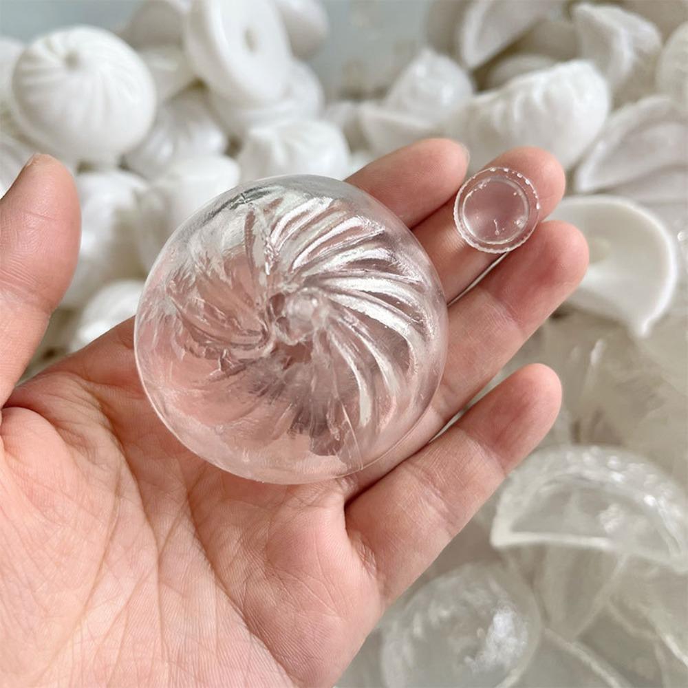 Blank Craft DIY Steamed Bun With Plug DIY Empty Ball Skin Dumpling Squishy Adults Beginners