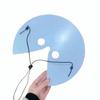 Full Face Visual Illusion Prop Wearable Reflective Mask Round Mirror Mask  Cosplay Photography