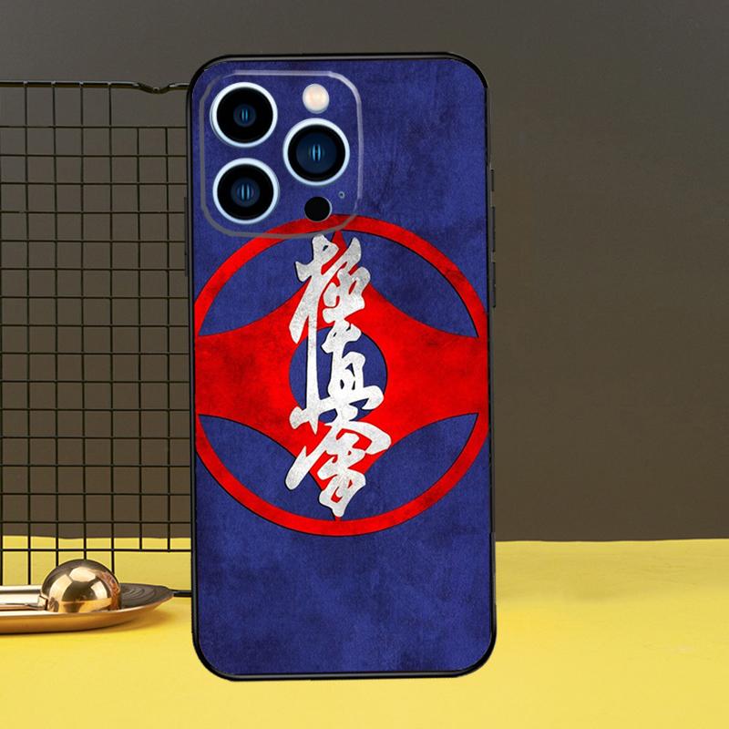 Oyama Kyokushin Karate Phone Cover For iPhone 12 13 Mini 11 14 Pro Max X XS XR Max 7 8 Plus SE Soft Case Fundas