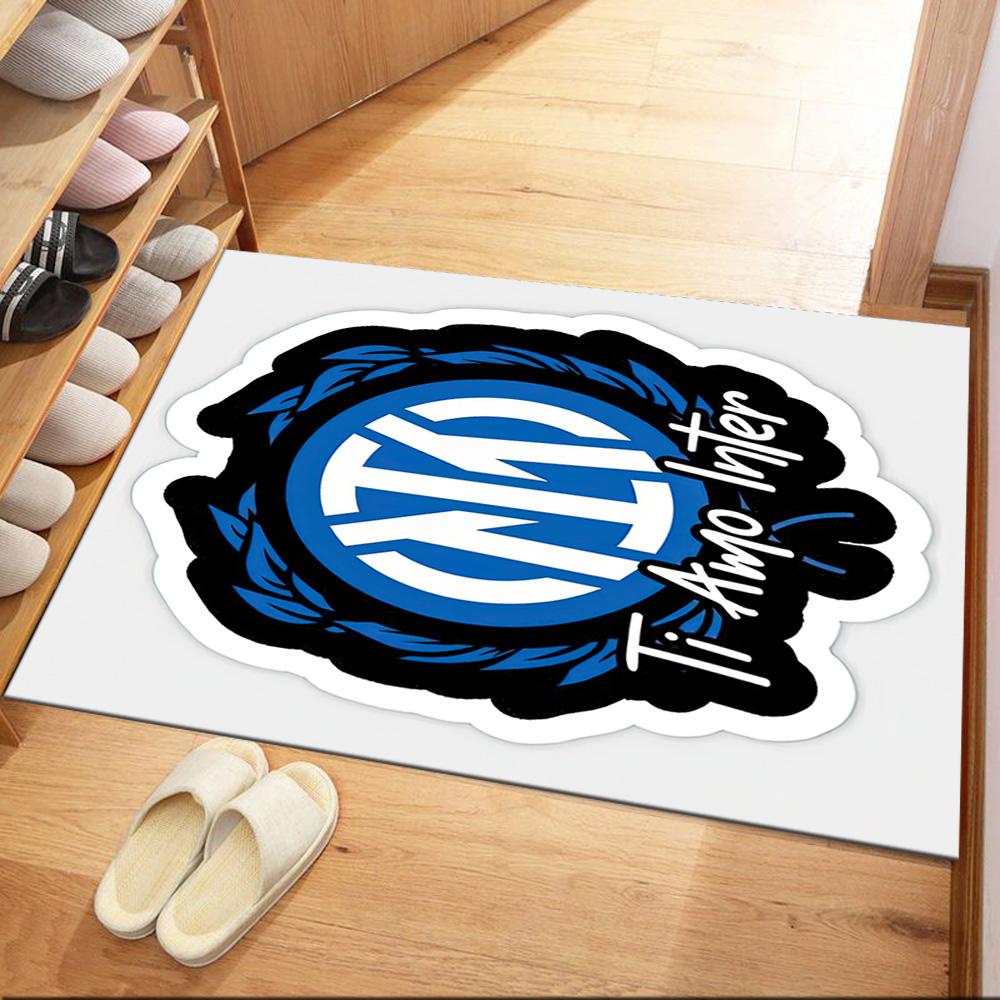 Inter Milan Floor Rug Office Rug Design For Dormitory Decorate Room Study Room Playrooms Antislip Rug Anime Office Decor Perfect Gift For Womenmen