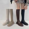 Fashion Thigh High Boots Women Platform Shoes Thick Soled Female Knee High Boots Autumn Winter Ladies Long Motorcycle Boots